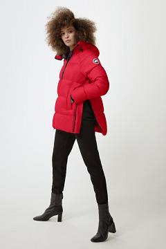 Chamarras Canada Goose Mujer Mexico - Cypress Chaqueta De Plumas Rojos MS2674530